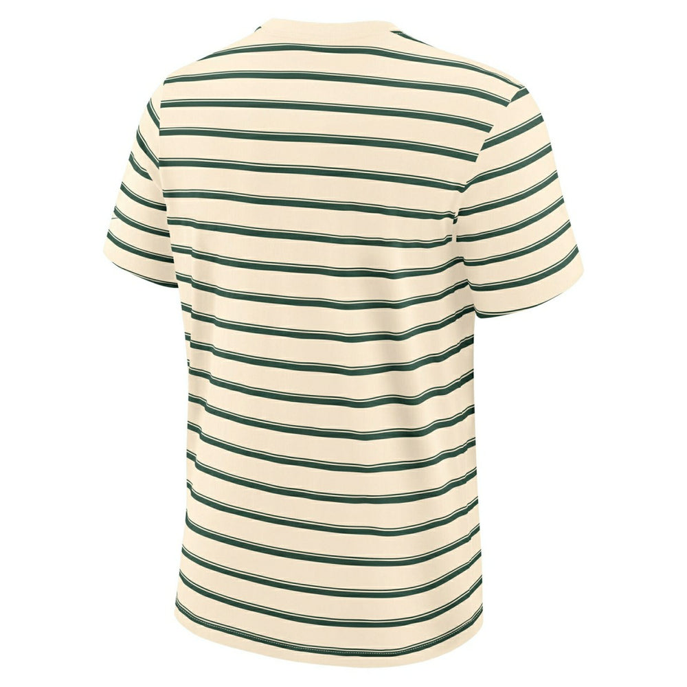 Green Bay Packers Rewind Striped Club NFL T-Shirt Fashion