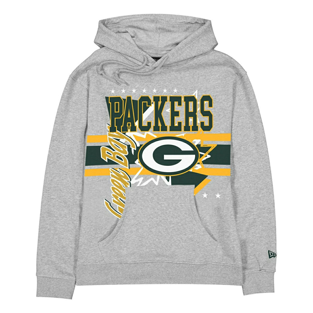 Green Bay Packers Sport Classics Oversized NFL Hoodie Gray Taass US