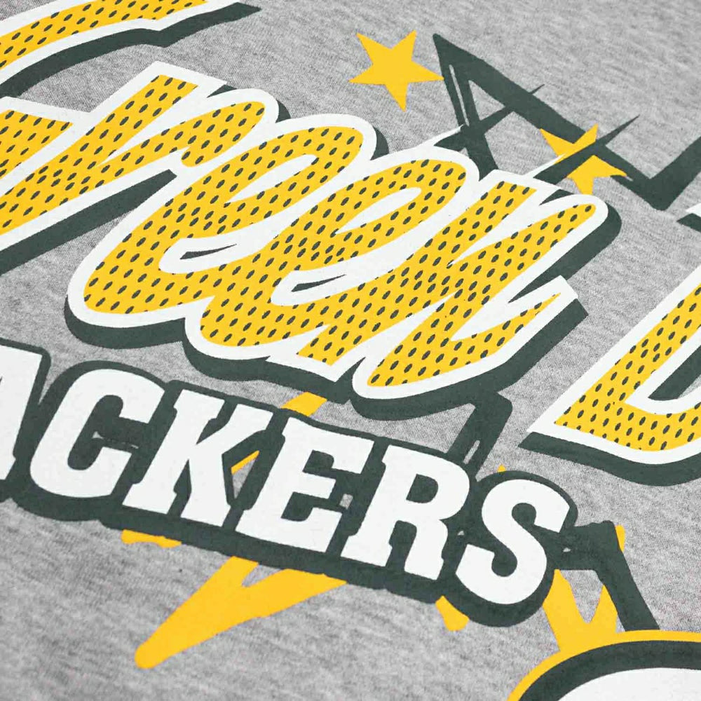 Green Bay Packers Sport Classics Oversized NFL Hoodie Gray Taass US