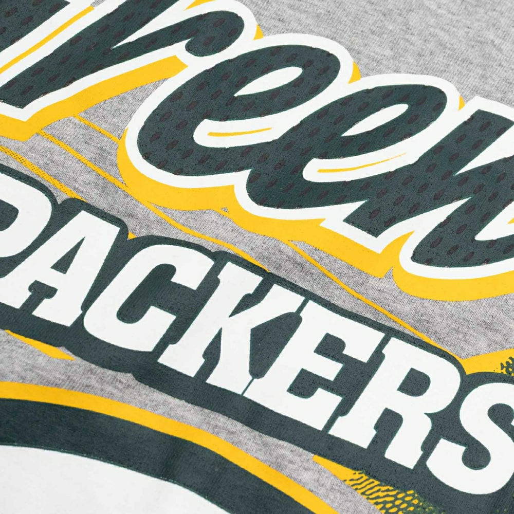 Green Bay Packers Sport Classics Oversized NFL T-Shirt Gray Lifestyle
