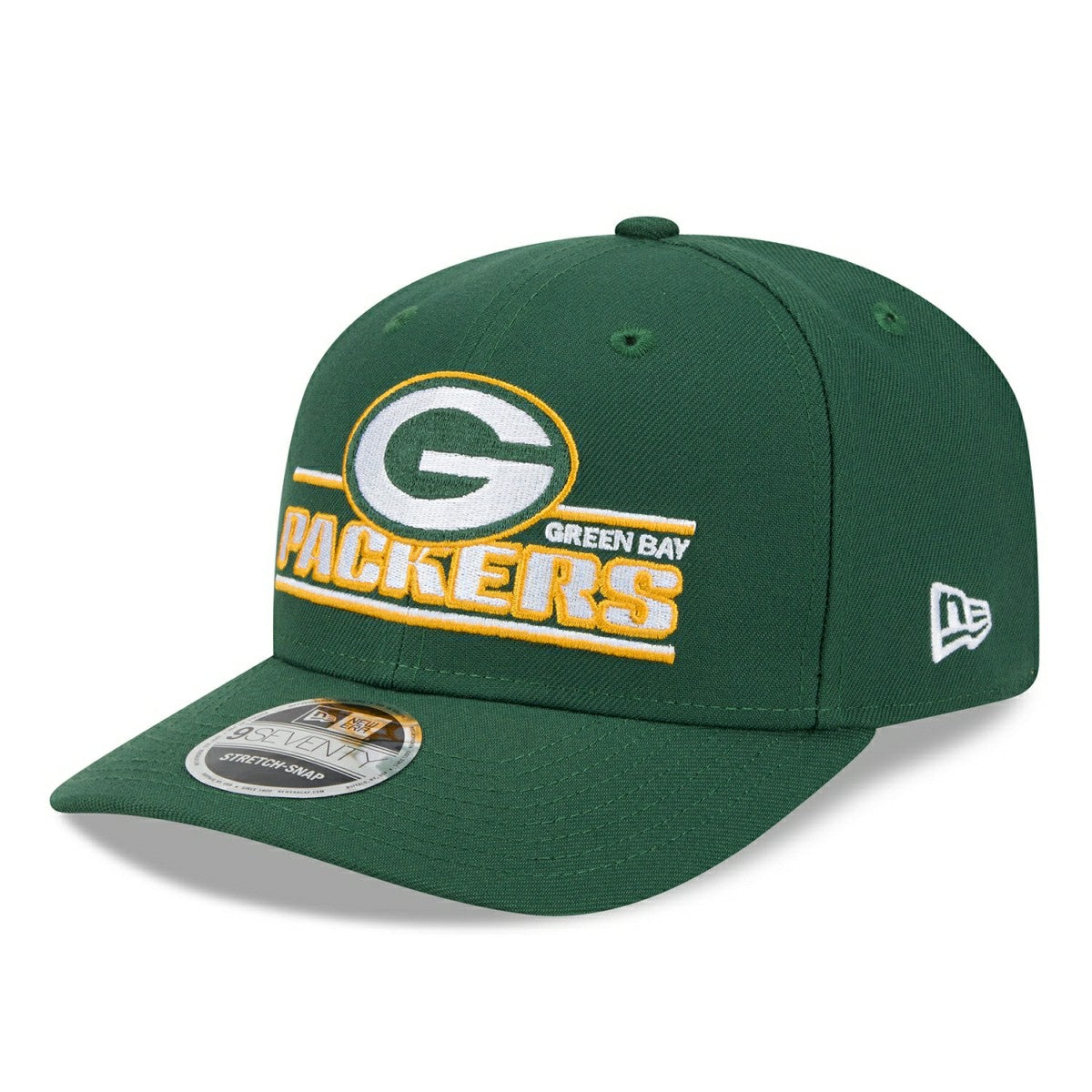 Green Bay Packers NFL Stated 9SEVENTY Stretch-Snap Cap Green Classic