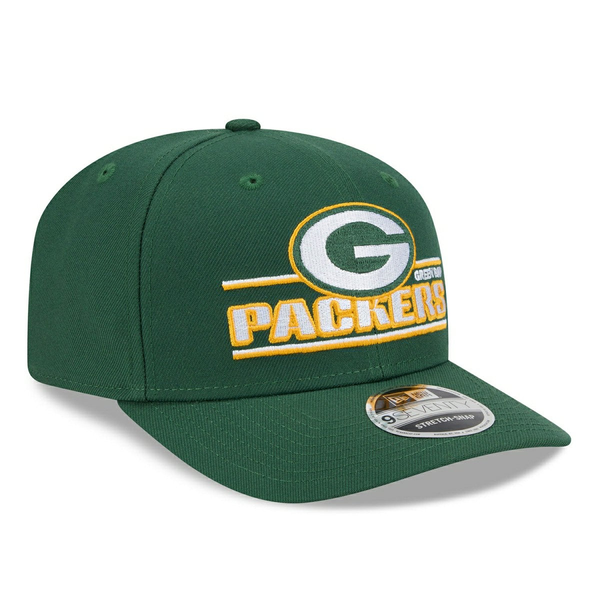 Green Bay Packers NFL Stated 9SEVENTY Stretch-Snap Cap Green Classic