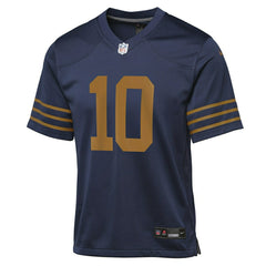 Jordan Love #10 Green Bay Packers Game Football NFL Throwback ALT Jersey Navy (YOUTH) Taass sale