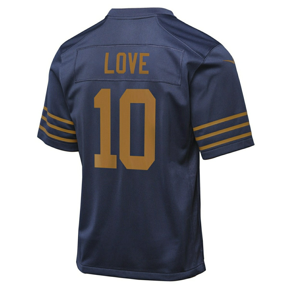 Jordan Love #10 Green Bay Packers Game Football NFL Throwback ALT Jersey Navy (YOUTH) Taass sale