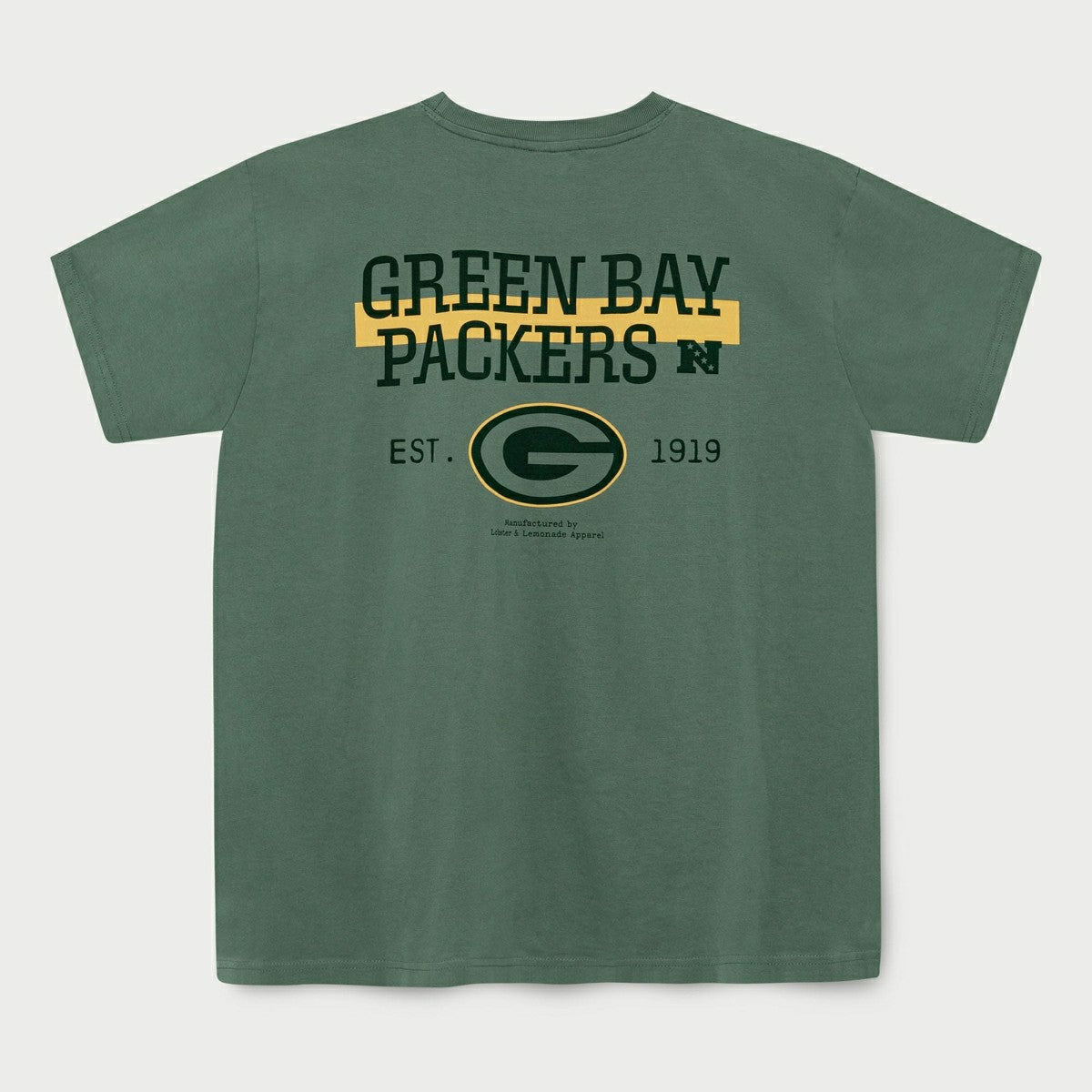Green Bay Packers L&L '89 Classics NFL T-Shirt Green Fashion