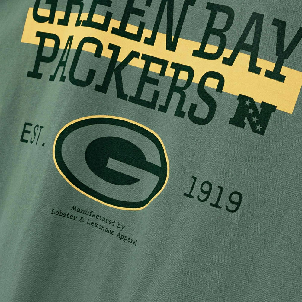 Green Bay Packers L&L '89 Classics NFL T-Shirt Green Fashion
