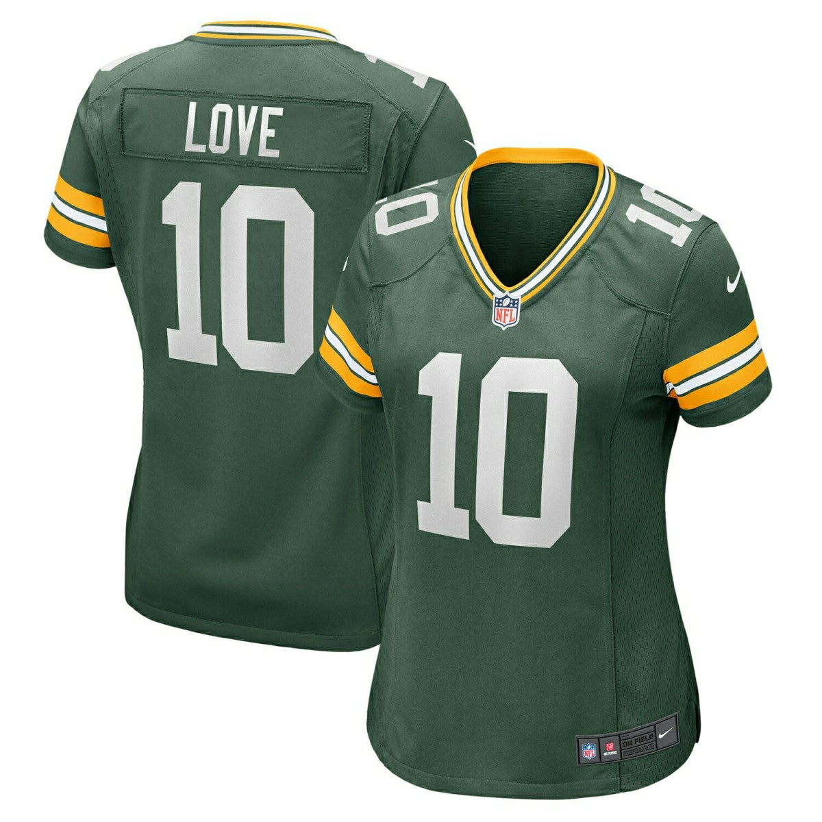 Jordan Love #10 Green Bay Packers Nike Game NFL Jersey Green (WOMEN'S) Lifestyle