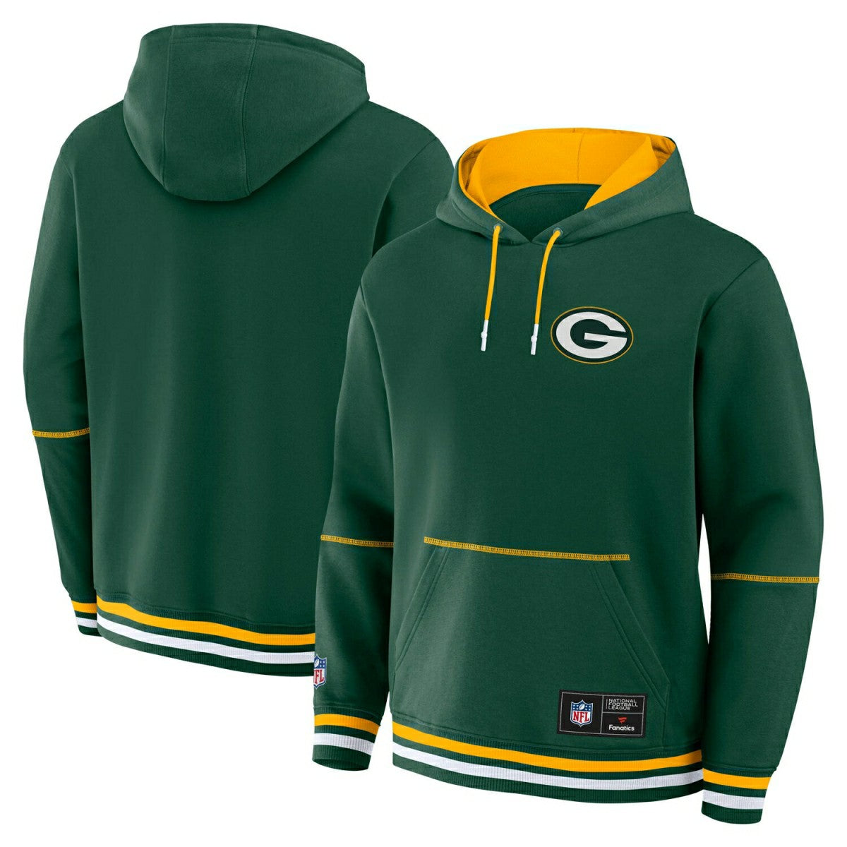 Green Bay Packers Foundation NFL Hoodie Green Taass for sale