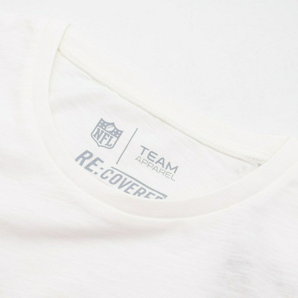 Green Bay Packers Recovered Ecru Slub NFL T-Shirt Cream Fashion