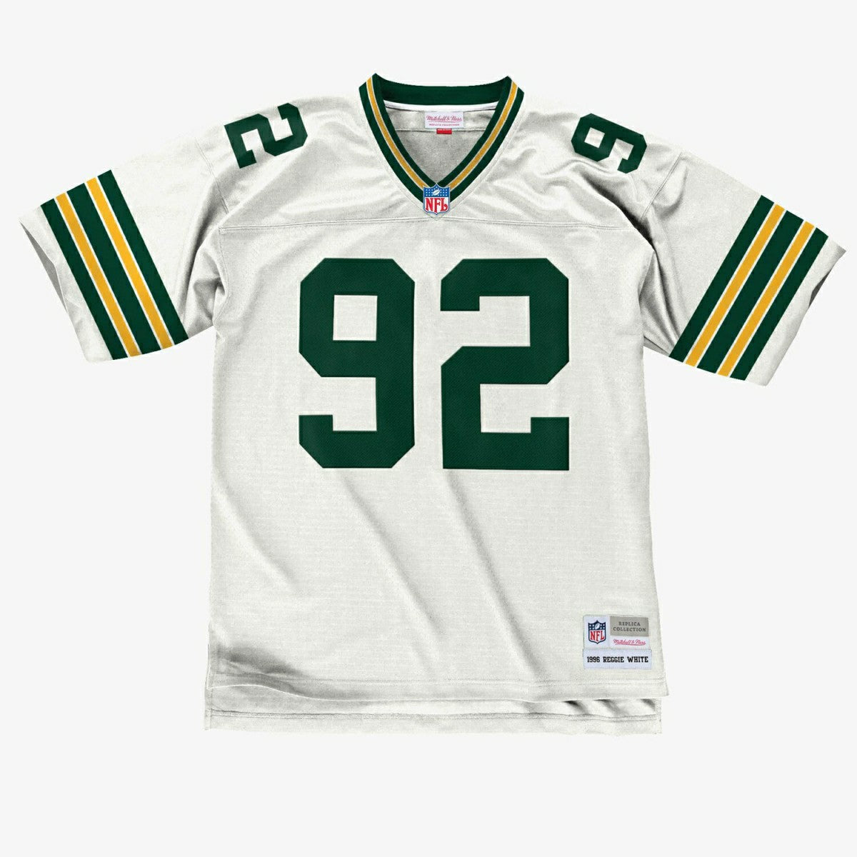 Reggie White #92 Green Bay Packers 1996 Mitchell & Ness Legacy NFL Jersey White Fashion