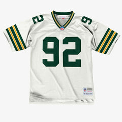 Reggie White #92 Green Bay Packers 1996 Mitchell & Ness Legacy NFL Jersey White Fashion