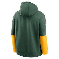 Green Bay Packers 2024 NFL Sideline Nike Club Hoodie Navy Lifestyle
