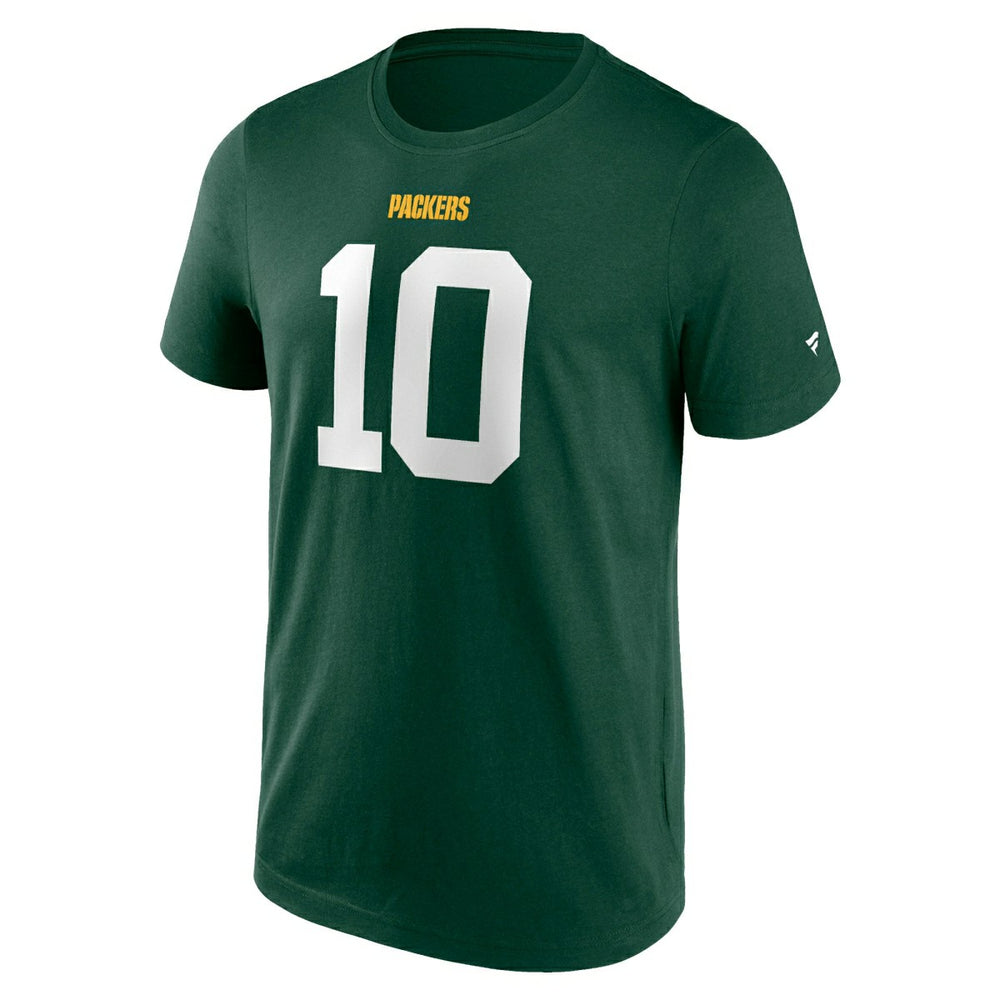 Jordan Love #10 Green Bay Packers Player NFL T-Shirt Lifestyle