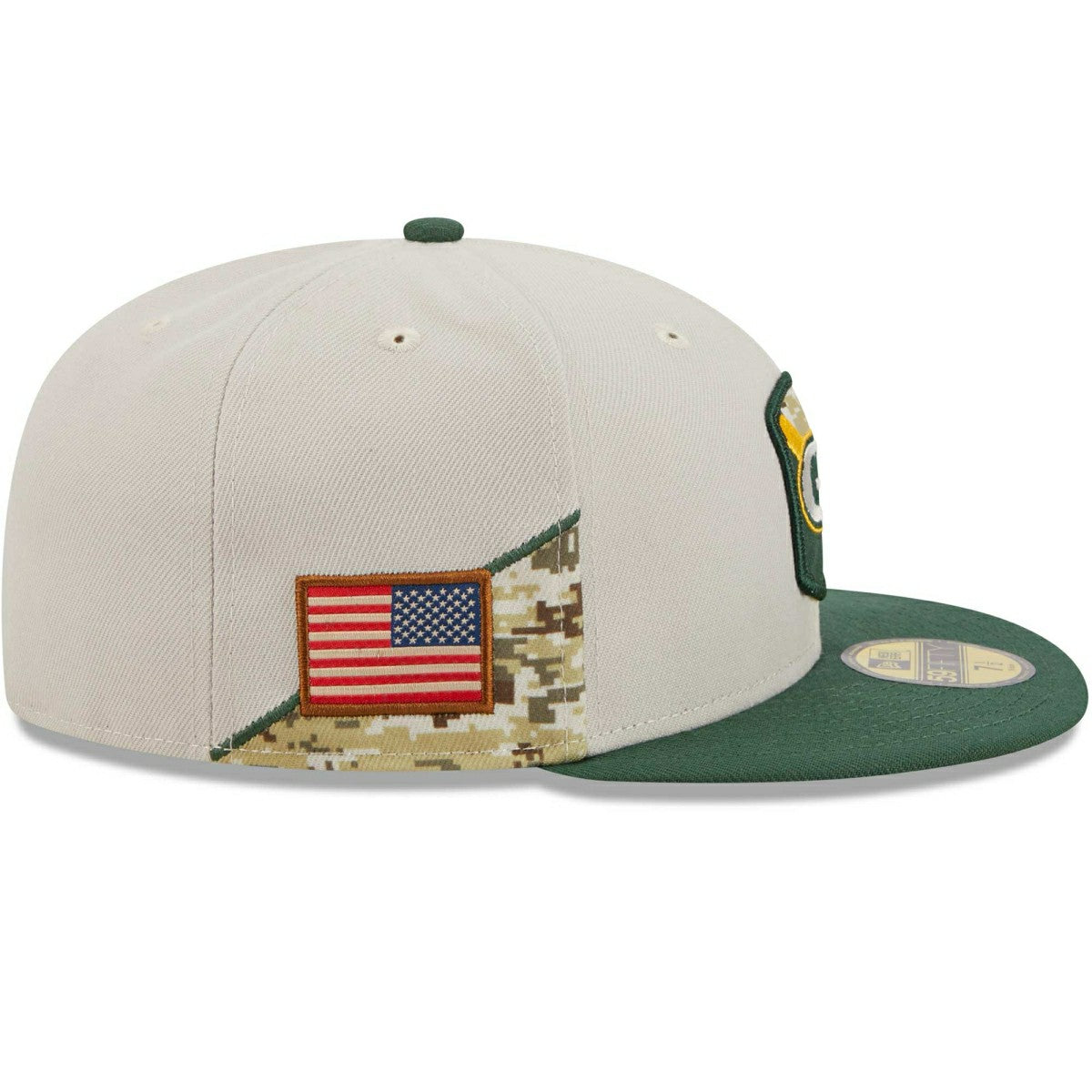 Green Bay Packers 2023 NFL Salute to Service New Era 59FIFTY Fitted Cap Taass for sale