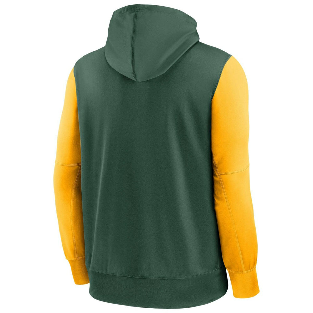 Green Bay Packers Two-Tone Nike Therma NFL Full-Zip Hoodie Fashion