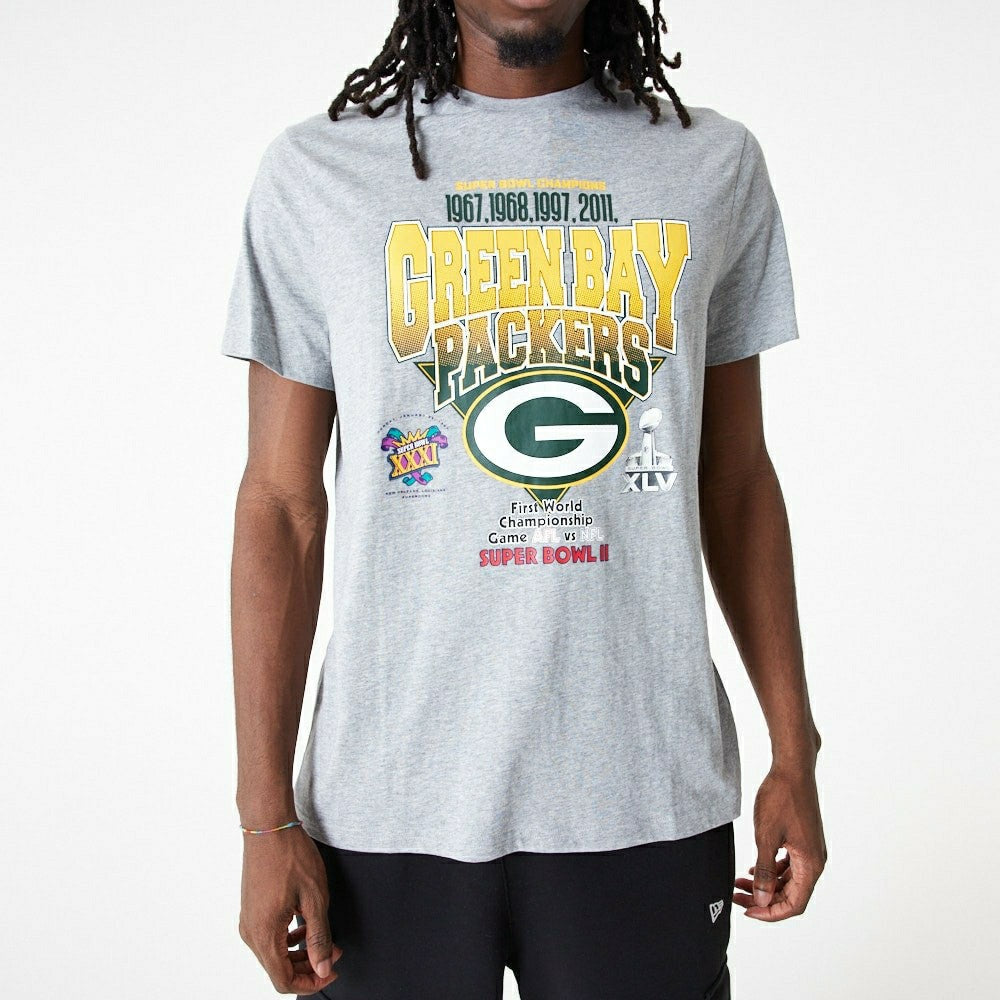 Green Bay Packers Super Bowl Champions New Era NFL T-Shirt Taass for sale