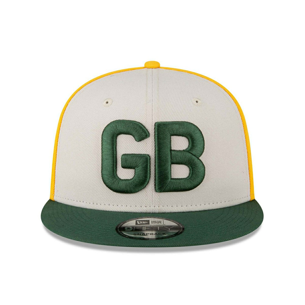 Green Bay Packers Historic 2023 NFL Sideline New Era 9FIFTY Snapback Cap Fashion