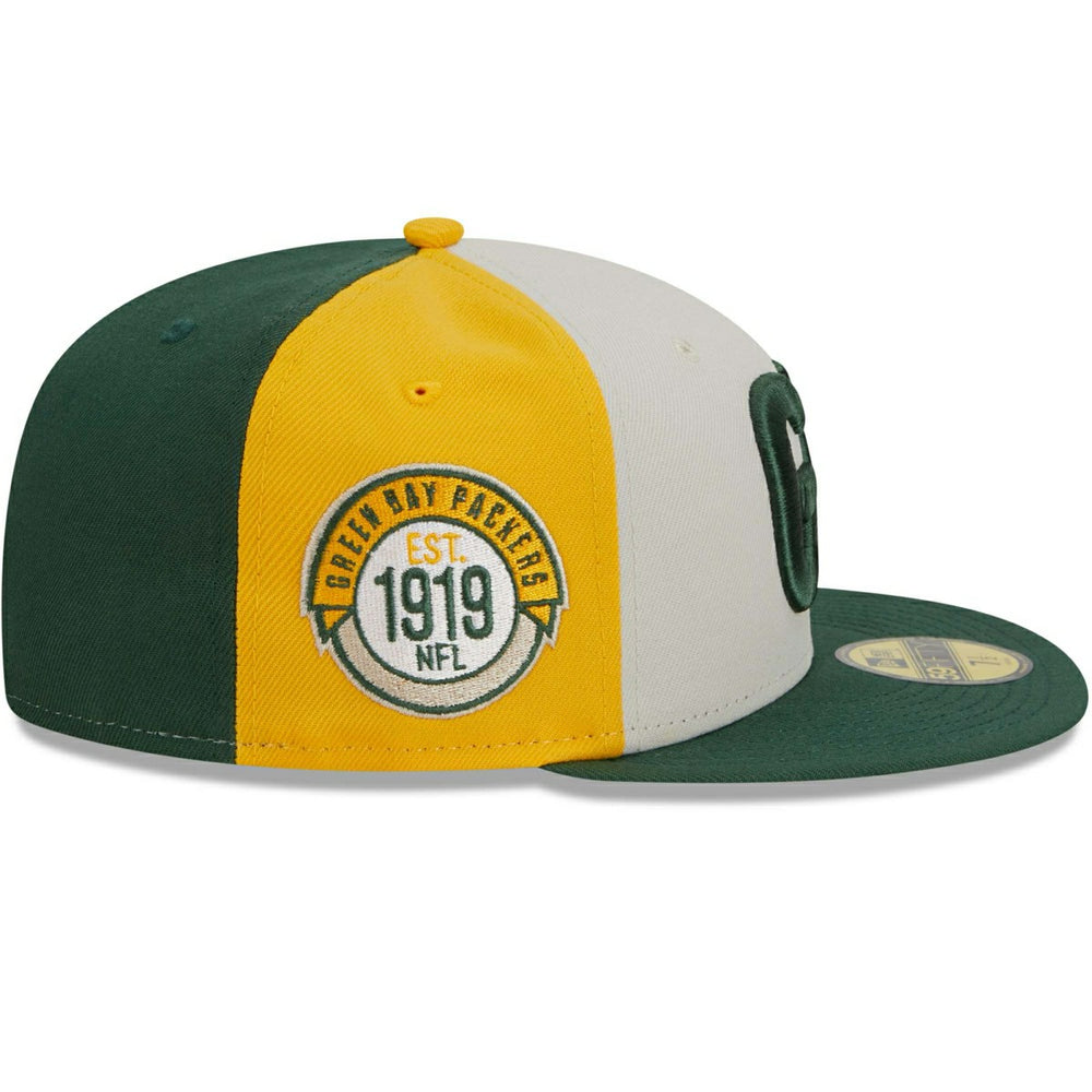 Green Bay Packers Historic 2023 NFL Sideline New Era 59FIFTY Fitted Cap Lifestyle