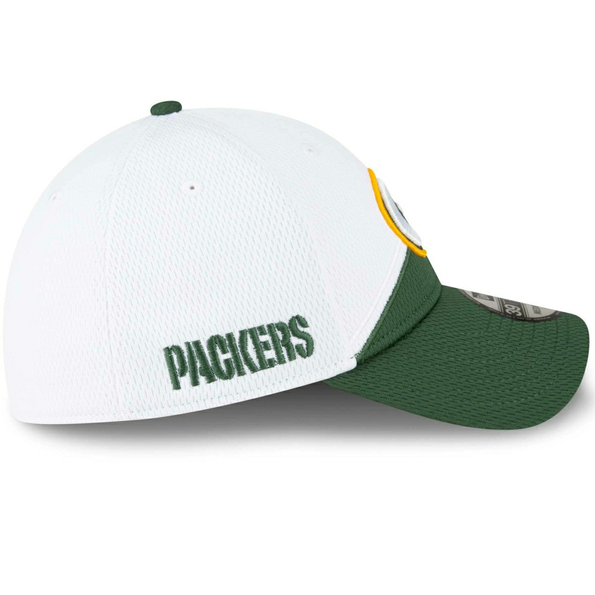 Green Bay Packers On Field 2023 NFL Sideline New Era 39THIRTY Flex Cap White Taass US