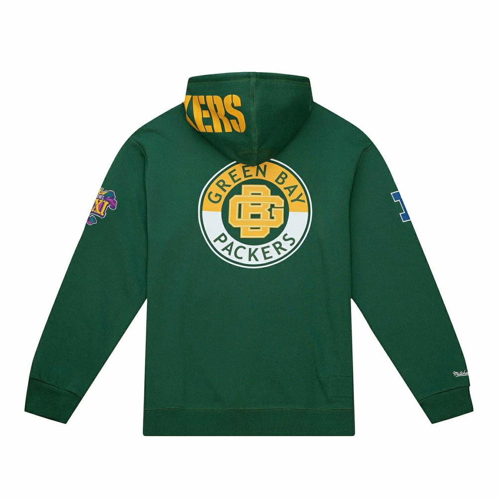 Green Bay Packers City Collection Mitchell & Ness NFL Hoodie Green Taass sale
