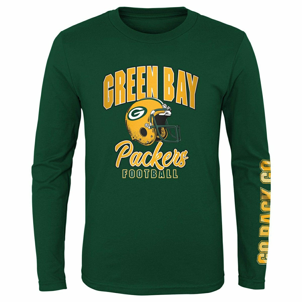 Green Bay Packers Game Day 3-in-1 Combo NFL Shirt (YOUTH) Taass US