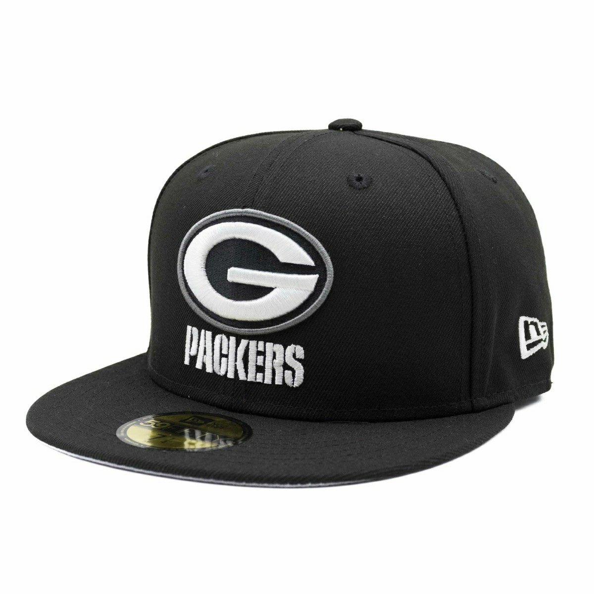 Green Bay Packers Super Bowl XLV New Era 59FIFTY Fitted NFL Cap Black Lifestyle