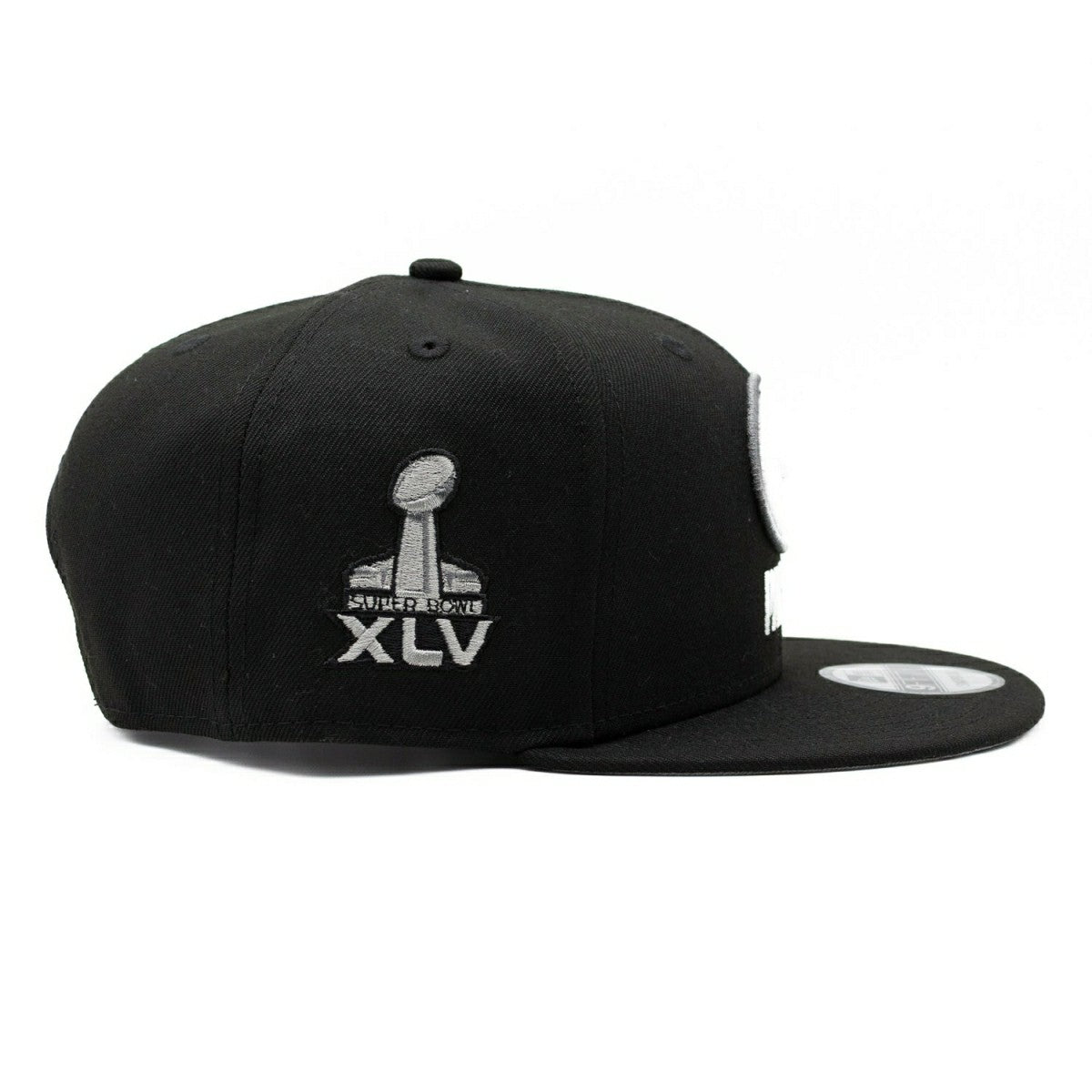 Green Bay Packers Super Bowl XLV New Era 9FIFTY Snapback NFL Cap Black Taass sale