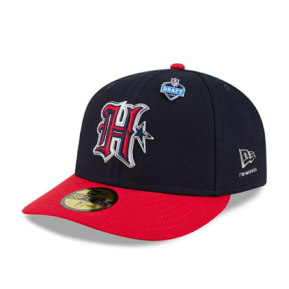 Houston Texans "H" 2026 NFL Draft Pre-Curved 59FIFTY Fitted Cap Taass US