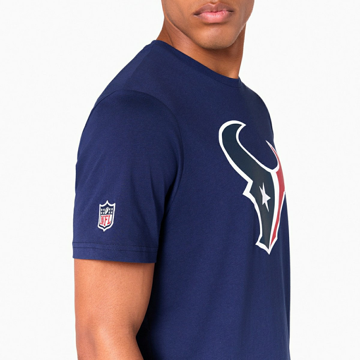 Houston Texans Team Logo New Era NFL T-Shirt Navy Taass sale