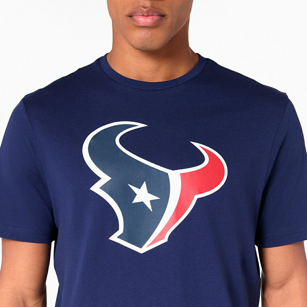 Houston Texans Team Logo New Era NFL T-Shirt Navy Taass sale