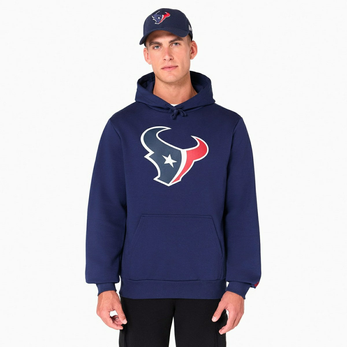 Houston Texans Logo Hoodie NFL Sweatshirt Navy Taass for sale