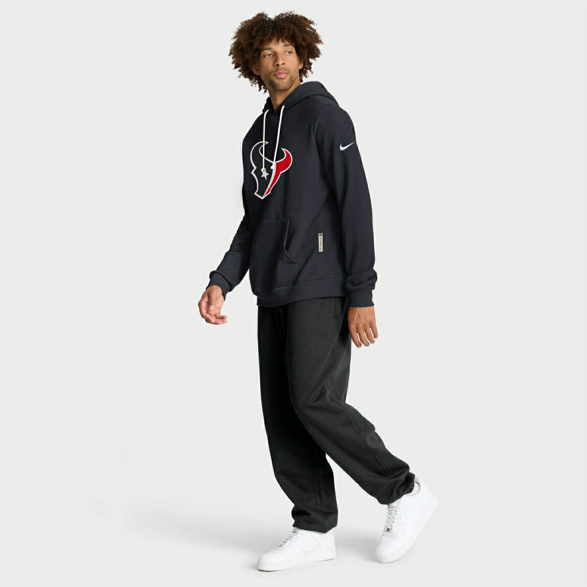 Houston Texans 2025 NFL Sideline Nike Standard Issue Hoodie Navy Taass US