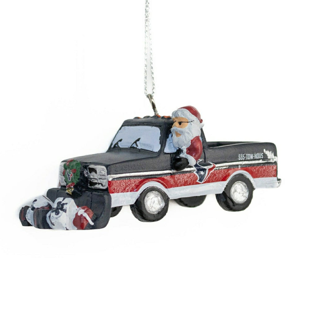 Houston Texans NFL Snow Plow Truck Christmas Ornament Taass US