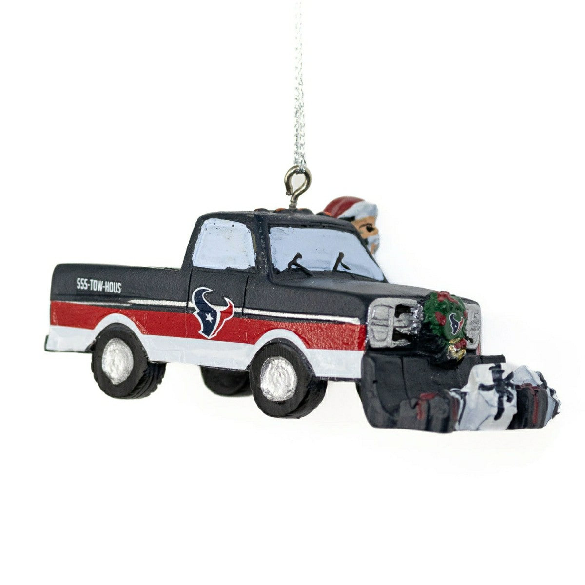 Houston Texans NFL Snow Plow Truck Christmas Ornament Taass US