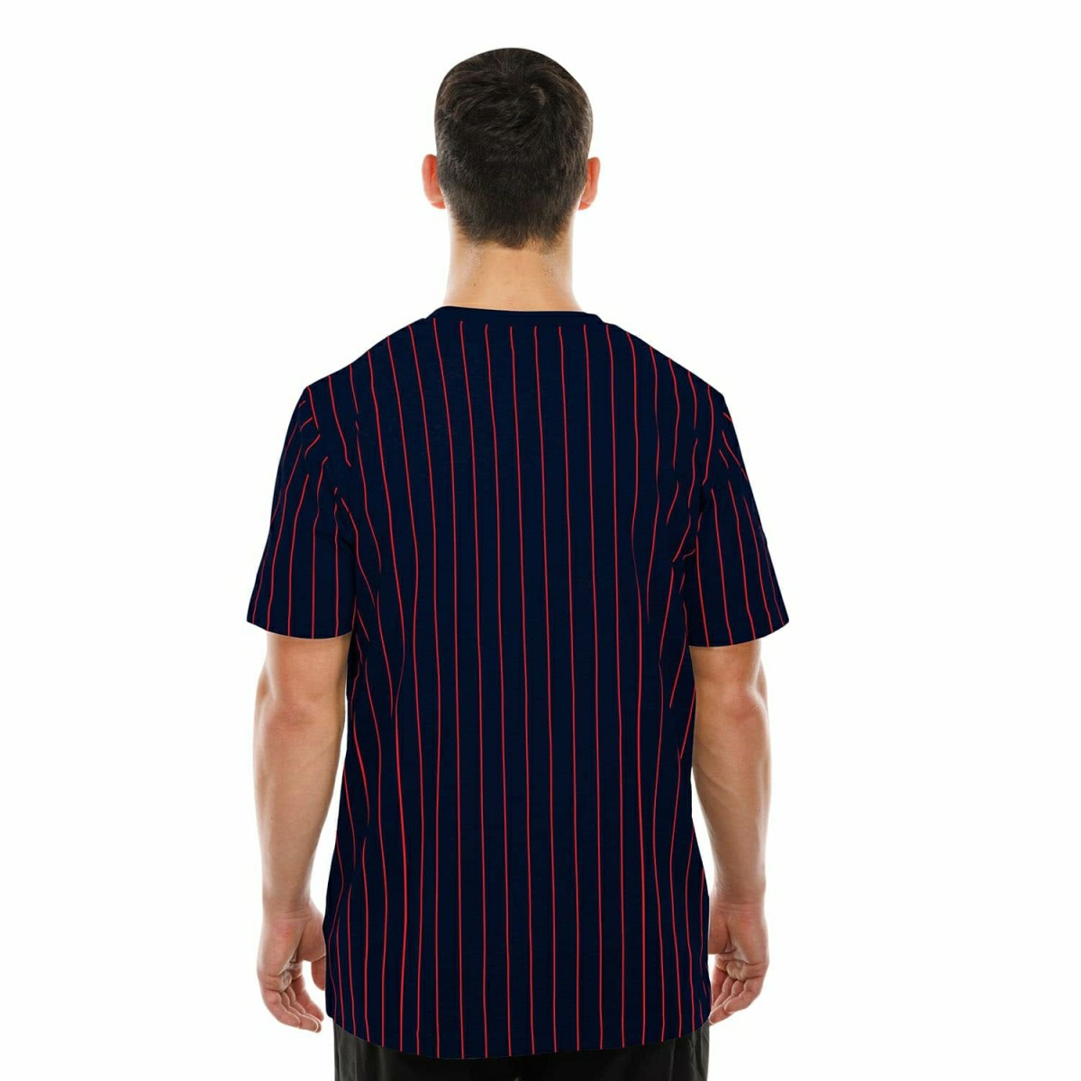 Houston Texans Retro Stripe NFL T-Shirt Navy Taass sale