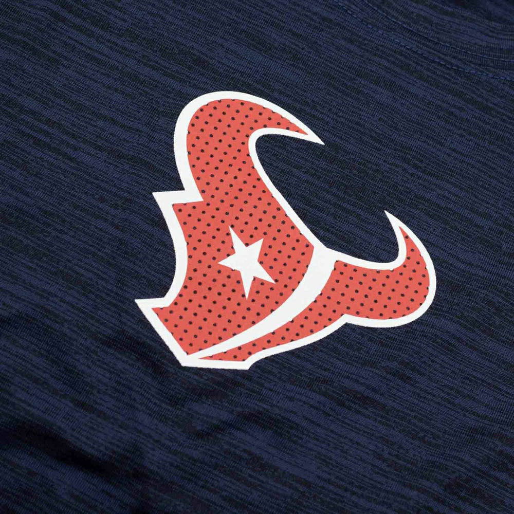 Houston Texans 2025 NFL Sideline Nike Velocity Performance T-Shirt Navy Lifestyle