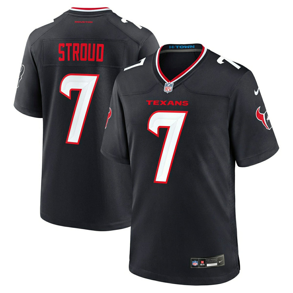 C.J. Stroud #7 Houston Texans Nike Game NFL Jersey Navy Lifestyle