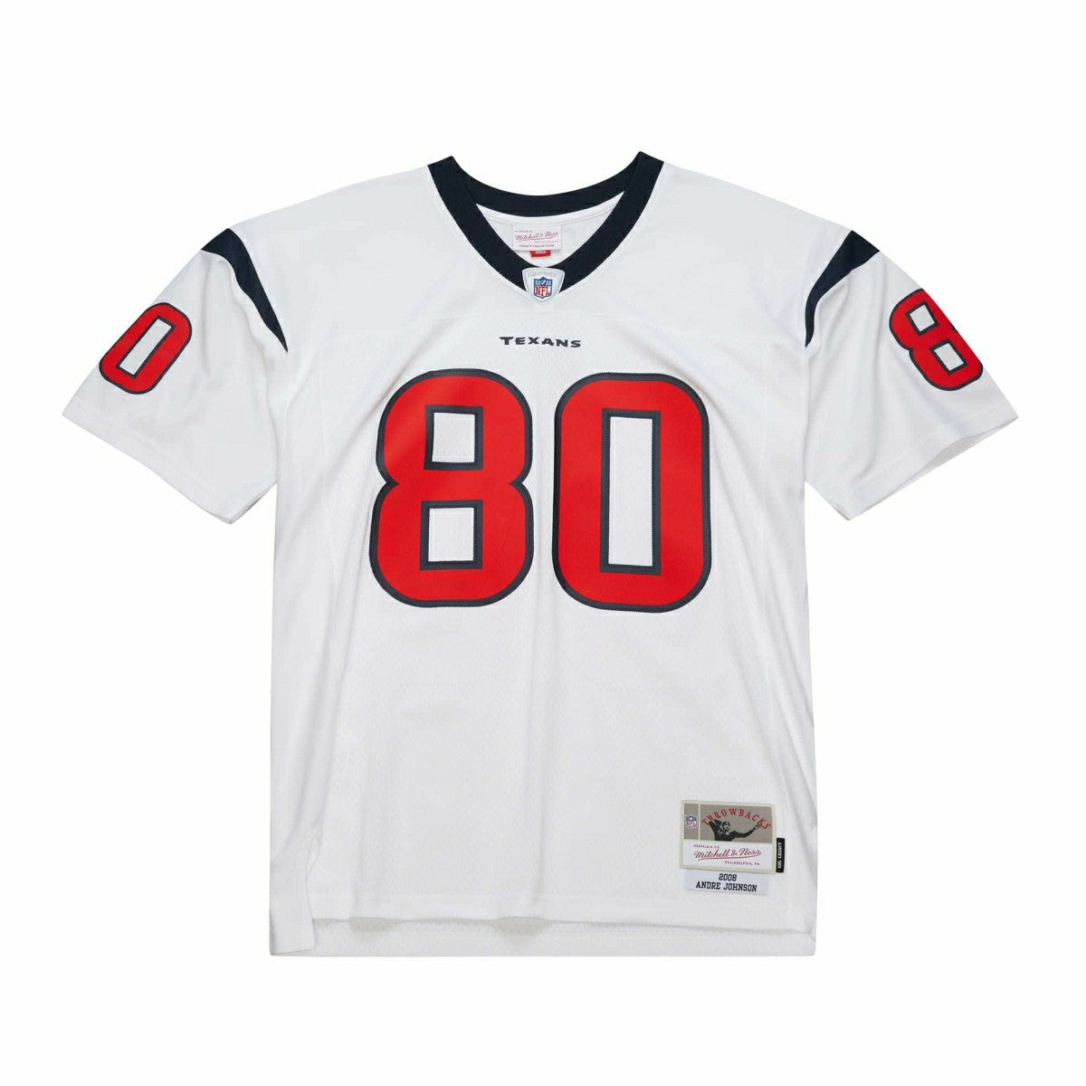 Andre Johnson #80 Houston Texans 2008 Legacy Throwback NFL Jersey White Taass sale