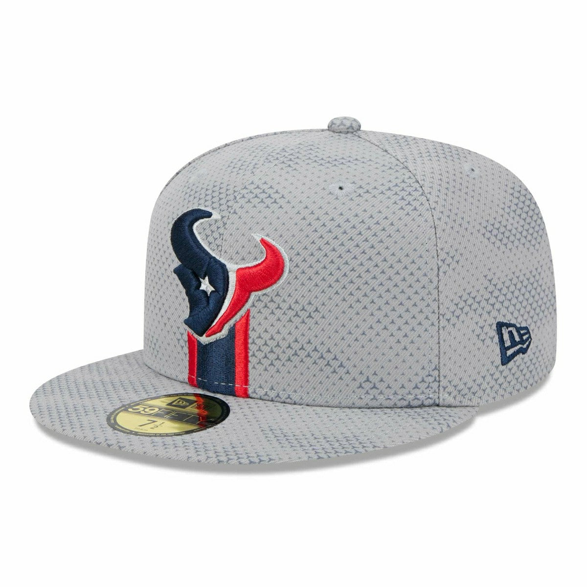 Houston Texans 2024 NFL Sideline New Era 59FIFTY Fitted Cap Gray Taass for sale