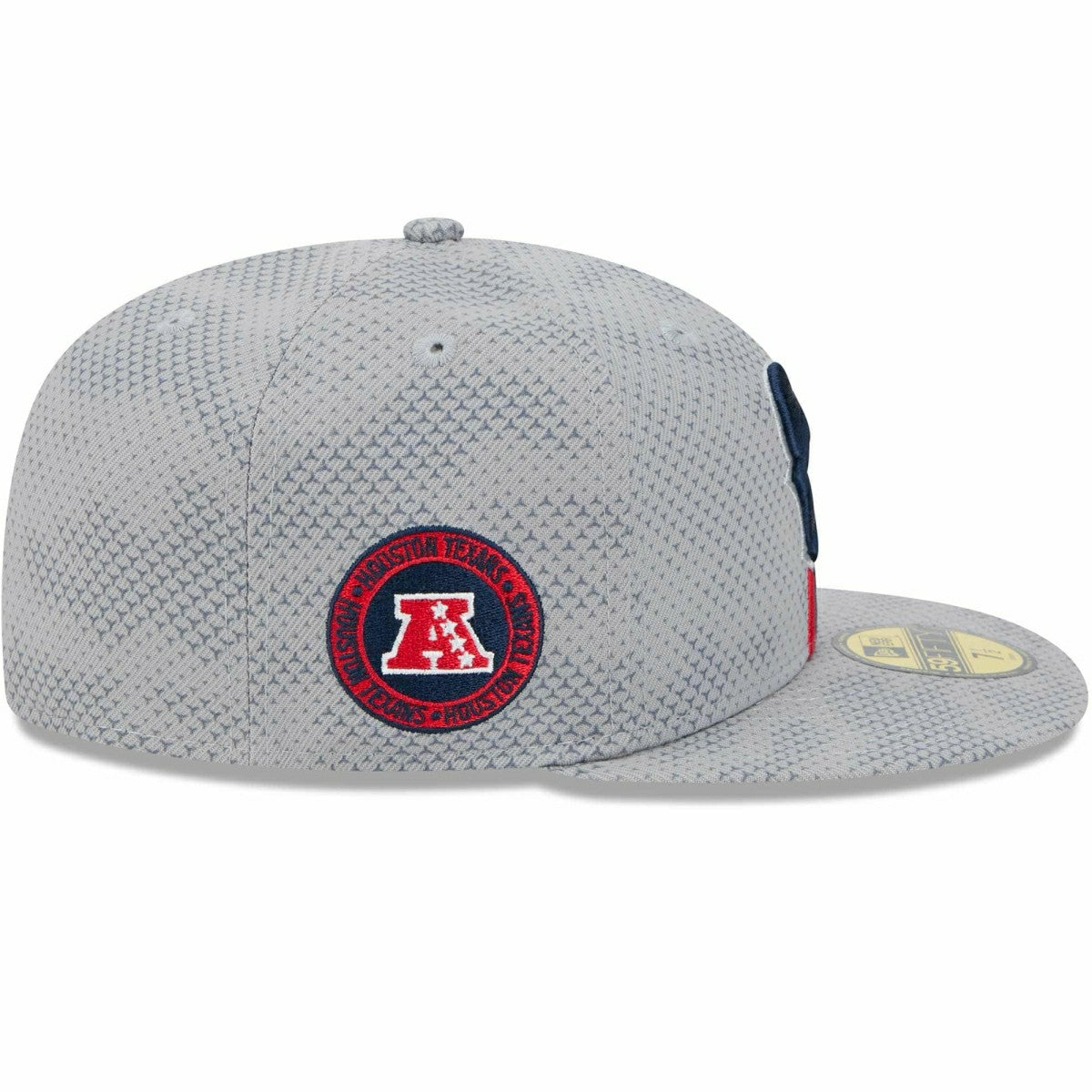 Houston Texans 2024 NFL Sideline New Era 59FIFTY Fitted Cap Gray Taass for sale