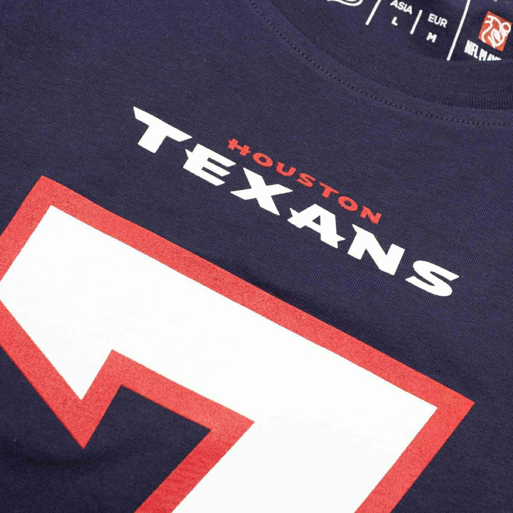C.J. Stroud #7 Houston Texans Player NFL T-Shirt Navy Classic