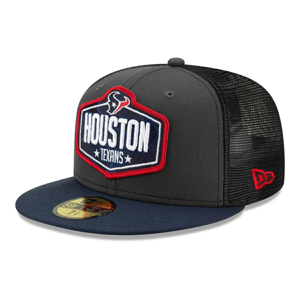 Houston Texans Official 2021 NFL Draft New Era 59FIFTY Fitted Cap Lifestyle