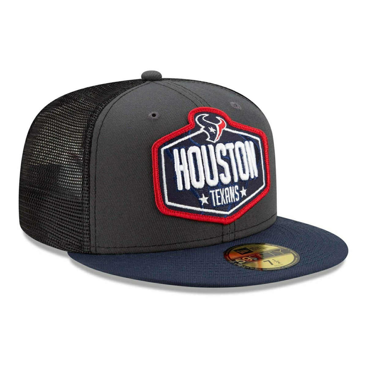 Houston Texans Official 2021 NFL Draft New Era 59FIFTY Fitted Cap Lifestyle