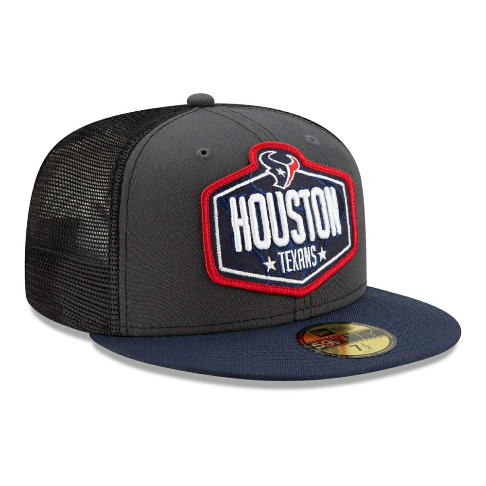 Houston Texans Official 2021 NFL Draft New Era 59FIFTY Fitted Cap Lifestyle