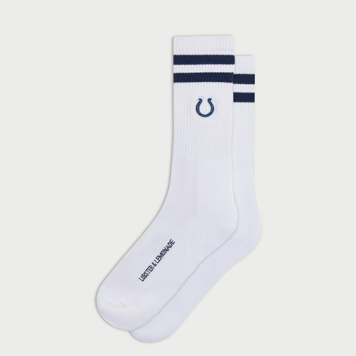 Indianapolis Colts L&L '90 Classics NFL Crew Socks White Taass for sale