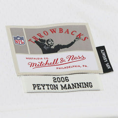 Peyton Manning #18 Indianapolis Colts 2006 Throwback NFL Jersey White Classic