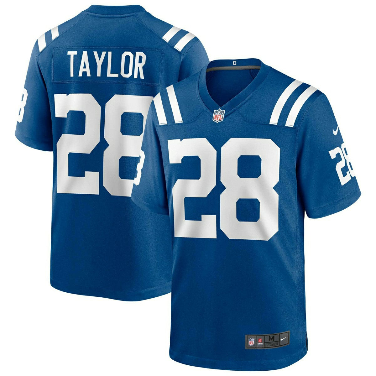 Jonathan Taylor #28 Indianapolis Colts Nike Game NFL Jersey Blue Classic