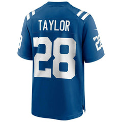Jonathan Taylor #28 Indianapolis Colts Nike Game NFL Jersey Blue Classic