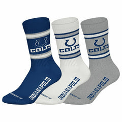 Indianapolis Colts Team Set NFL Crew Socks (3-Pack) Lifestyle