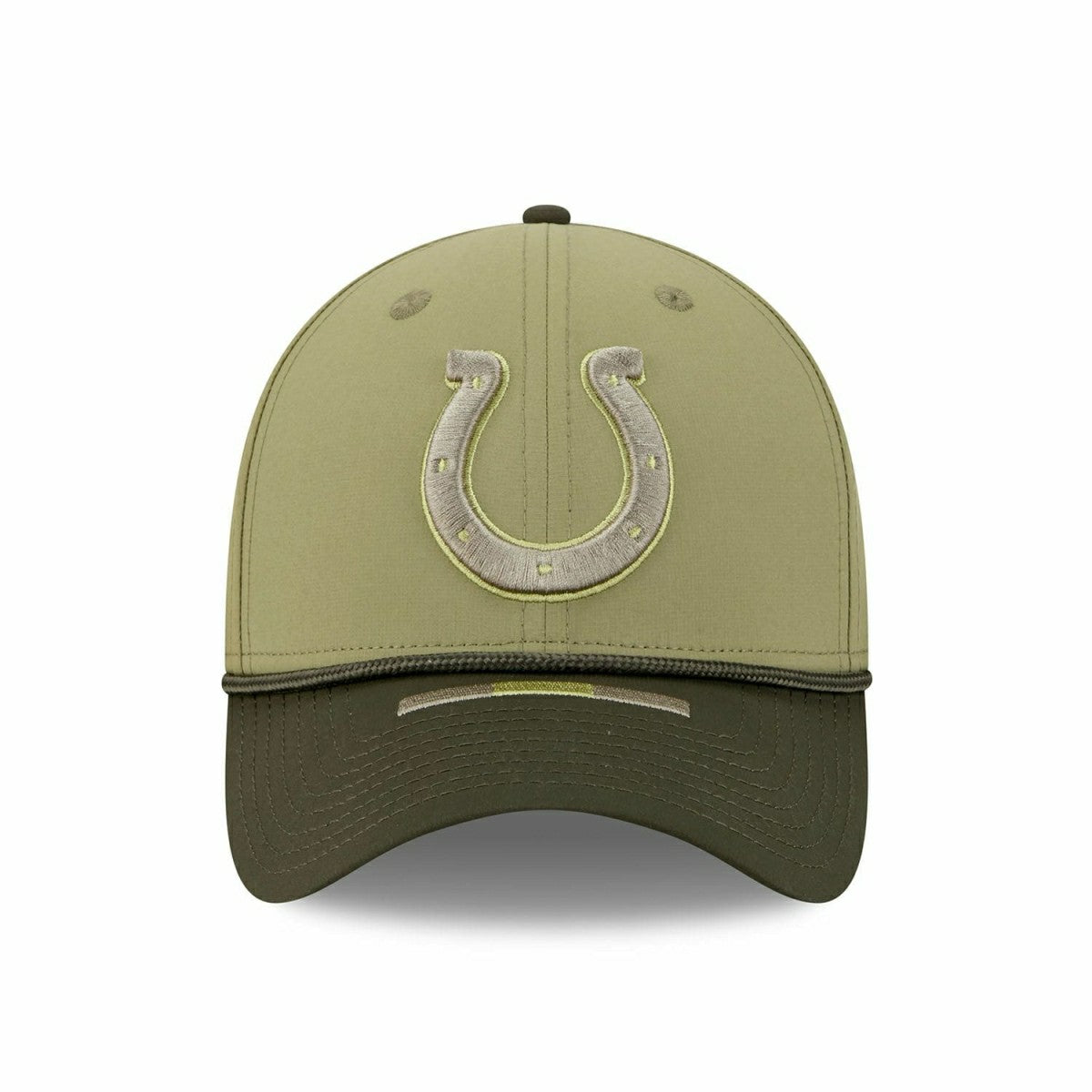 Indianapolis Colts 2025 NFL Salute to Service 39THIRTY Flex Cap Olive Taass for sale